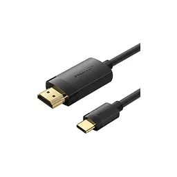 Кабель мультимедійний USB-C to HDMI M 2.0m 4K 60Hz black Vention (CRIBH)