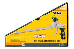Пістолет монтажний для піни Mastertool 330 мм тефлон тримач балона голка 81-8676 - мініатюра 3