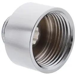 Перехідник (конектор) Koer 1/2 "х1" (хром) Kf.A0610.Chr KF0135 - мініатюра 3