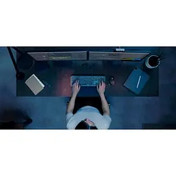Комплект клавіатура + миша Logitech MX Keys S Plus Palmrest Wireless UA Graphite [920-011614] [94354] - мініатюра 5