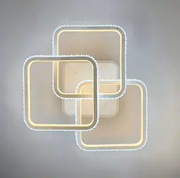 Стельова світлодіодна люстра з RGB підсвіткою | Арт. A 77075-3 WT | Line F - мініатюра 2