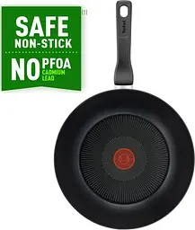 Сковорода WOK Tefal Titanium Force 3X, On 28 см (G3031932) з тришаровим титановим антипригарним покриттям Titanium 3Х - мініатюра 3