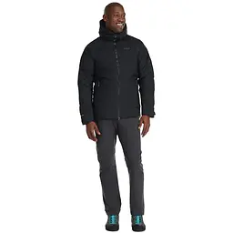 Мембранна чоловіча тепла куртка Rab Valiance Jacket M Чорний - мініатюра 3