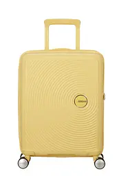 American Tourister Валіза American Tourister, Soundbox, поліпропілен, мала, 55см, 35.5/41л, TSA, 4 колеса, EXP, пастельно-жовтий - мініатюра 4