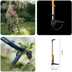 Видаляч бур'янів Fiskars Ergonomic (1080409) - мініатюра 2