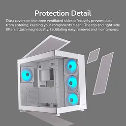 Корпус Cougar FV150 RGB без БП White (FV150 RGB White) - мініатюра 13