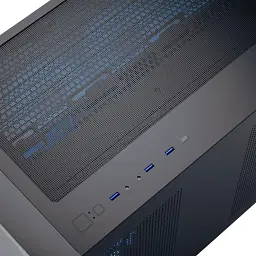 Корпус для ПК AeroCool P300C-G-BK-v1 Black (ACCS-PN02033.11) - мініатюра 6