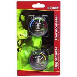 Гігрометр, термометр Hobby Analog Hygrometer/Analog Thermometer (36210) для тераріуму - мініатюра 1