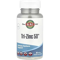 Дієтична добавка KAL Tri-Zinc 50 мг 90 таблеток