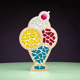 Дитячий набір для творчості кришталева мозаїка Морозиво Mosaaro MA1003 - мініатюра 2