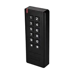 Клавіатура бездротова зі зчитувачем EM-Marine Trinix TRK-2201WR Black (71-00002) - мініатюра 2
