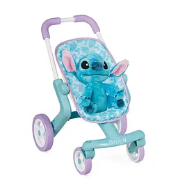 Коляска для ляльки Smoby Toys Стіч. Прогулянка, з поворотними колесами та м'якою іграшкою (7600251225)