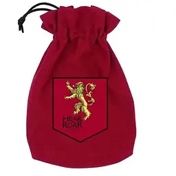 Мішечок для кубиків Q-Workshop Game of Thrones. Lannister Dice Pouch (GOT/POU/00190166/2025/2/T)