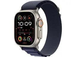 Смарт-годинник Apple Watch Ultra 2 GPS + Cellular 49mm Natural Titan. Case w. Navy Alpine Loop - Small (MYT33+MXMX3)