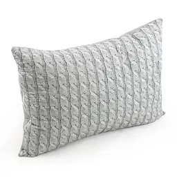 Подушка Руно 50х70 силіконова на блискавці "Grey Braid" (310.52СМ_Grey Braid)