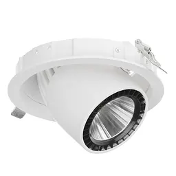 Світильник стельовий Brille LED-56/24W WW WH COB врізний (32-248)