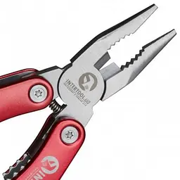 Мультитул Intertool HT-0541 12 в 1 з чохлом, 160 мм, для авто та туризму - мініатюра 5