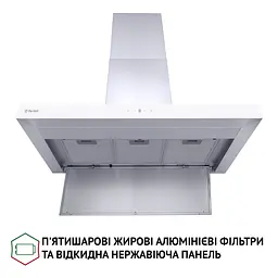 Витяжка декоративна Т-подібна PERFELLI TS 9635 I/WH 1000 LED - мініатюра 6