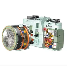Конструктор фотоапарат ZHEGAO дитячий РЕТРО CAMERA для дітей та дорослих 455 деталей - мініатюра 3