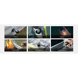 Насос-ліхтар кемпінговий Flextail Max Pump 3, чорний - мініатюра 7