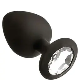 Анальна пробка з кристалом Mai Attraction Toys №47 Black