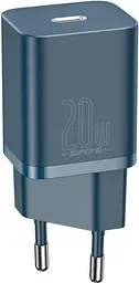 МЗП Baseus Super Si Quick Charger 1C 20W EU Blue