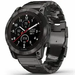 Смарт-годинник Garmin Fenix 7X Pro Sapphire Solar Carbon G. DLC Tit. with Vented Tit. Bracelet (010-02778-30)