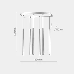 Підвісний світильник TK Lighting 6420 Piano - мініатюра 2