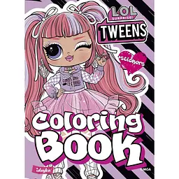 Дитяча книжка-розмальовка "Tweens Ali Dance" Ідейка LCB9 зі стікерами