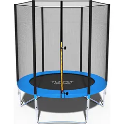 Батут Funfit 6ft (183см) синій з зовнішньою сіткою