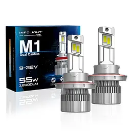 Комплект світлодіодних ламп Infolight M1 Dual Canbus H13 55W