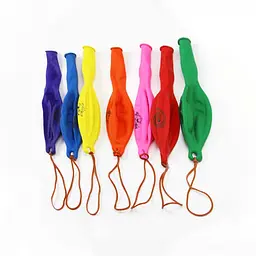 Надувні повітряні кульки Punch Ball Balloons SP 50 45 см великі та міцні кульки з резинкою біля основи Різнокольоровий