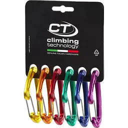 Набір карабінів Climbing Technology 6X Fly-Weight Evo Pack 6 шт (1053-2C43900 999 CT STP)