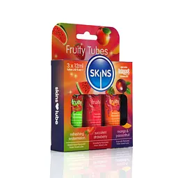 Набір лубрикантів Skins 12 ml Sampler Tubes - Fruity 3 шт. - мініатюра 2