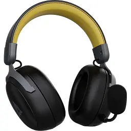 Навушники Bluetooth Stereo Ajazz AHM08 MAX Black/Gray/Yellow (AHM08-MAX-BGY) UA - мініатюра 5