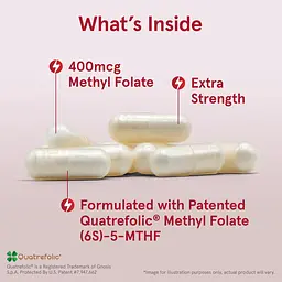 Метилфолат Jarrow Formulas Methyl Folate 1000 мкг 100 капсул - мініатюра 4