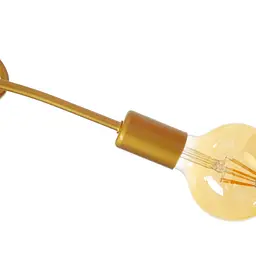 Люстра Brille лофт стельова в спальню Е27 60W G (BR-01 604C/5) - мініатюра 3