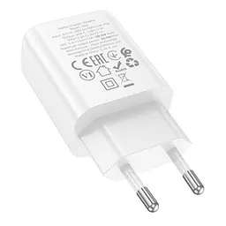 Зарядний пристрій Hoco N62 Type-C PD 30W білий - мініатюра 4