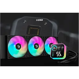 Система рідинного охолодження Deepcool LQ360 Black (R-LQ360-BKLSMW-G-1) - мініатюра 7