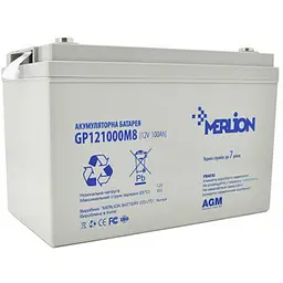 Акумуляторна батарея для ДБЖ Merlion AGM 12 V / 100 А*ч (GP121000M8)