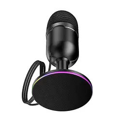 Настільний мікрофон HOCO L25, кабель 1.6м, Black, BOX - мініатюра 2