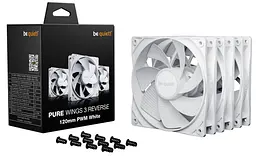 Комплект вентиляторів be quiet! PURE WINGS 3 120mm PWM Reverse 3 шт (BL136) - мініатюра 4