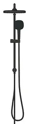 Душева система Grohe Flex Tempesta System з перемикачем настінного монтажу 250 Cube 269772431, Чорний матовий - мініатюра 3