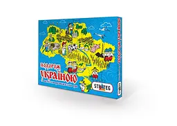 Настільна гра Подорож Украиною Strateg 59 Різнокольоровий shop (4820175991370) - мініатюра 1