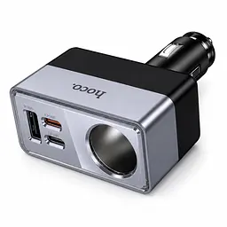 Розгалужувач прикурювача Hoco Z65A 2 розетки + 2 USB-C + USB-A 30W PD - мініатюра 3