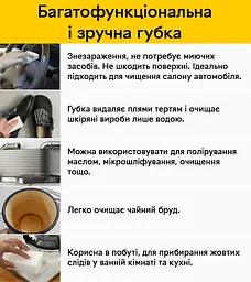 Меланінова губка Semi Melamine sponge, набір 10 шт для чищення та збирання - мініатюра 8