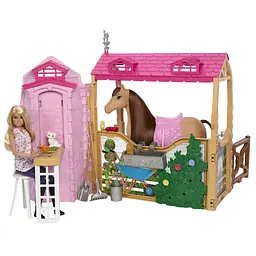 Набір Barbie Чудова стайня для конячки (HXJ44)