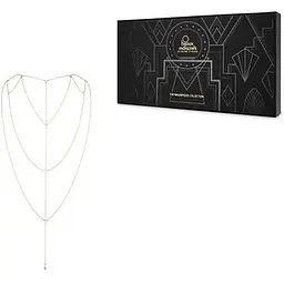 Ланцюжок для спини Bijoux Indiscrets Magnifique Back and CLeavage Chain - Gold - мініатюра 4