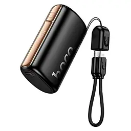 Універсальна мобільна батарея HOCO Victory power bank with cable Q50 10000mAh |2Type-C, 20W/3A, PD/QC|