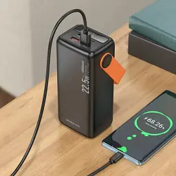 Зовнішній акумулятор Borofone Magnifico BJ66 40000mAh 22.5W Black [130208] - мініатюра 8